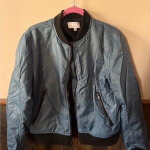 Kendall & Kylie Bomber Jacket with Black Trim